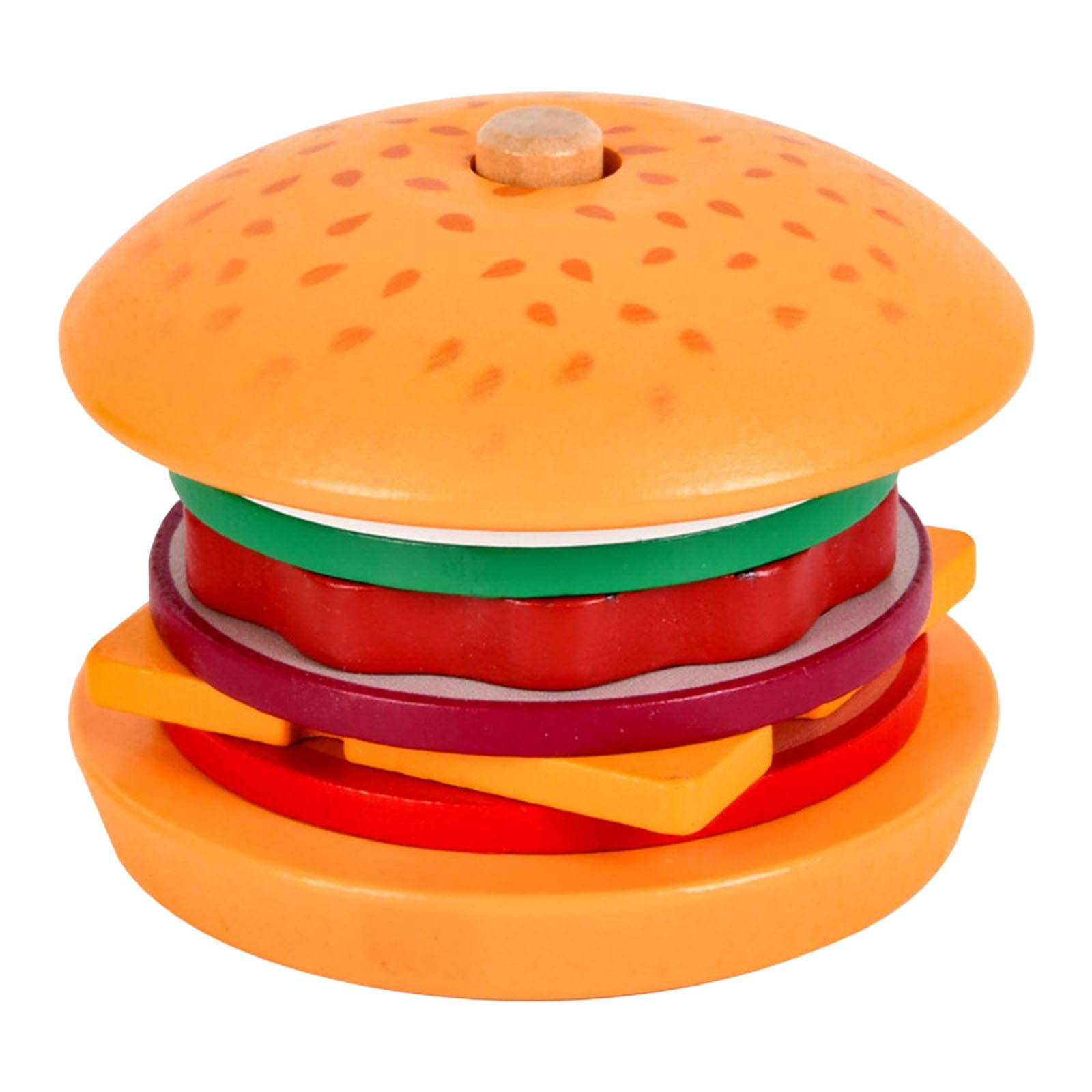 Baby Food Order - Juguetes de madera apilables de comida