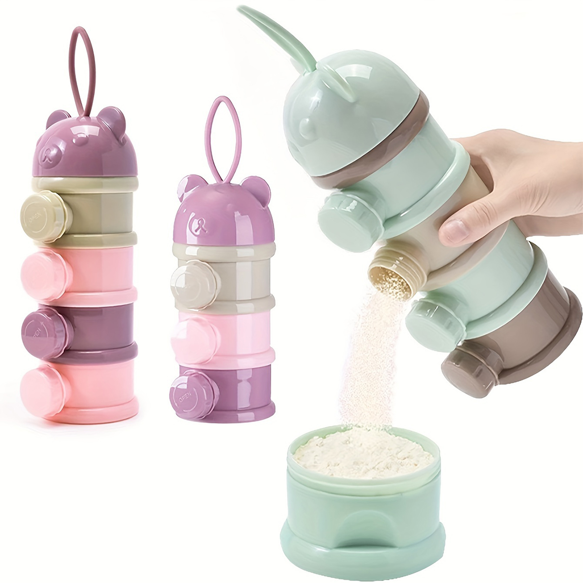 Baby Food In Jars - Contenedor de leche en polvo para