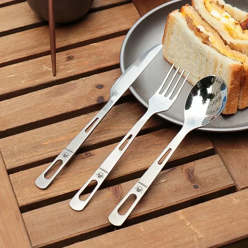 Weaning Spoon Set - HWZBBEN-Juego de tenedor y cuchara de