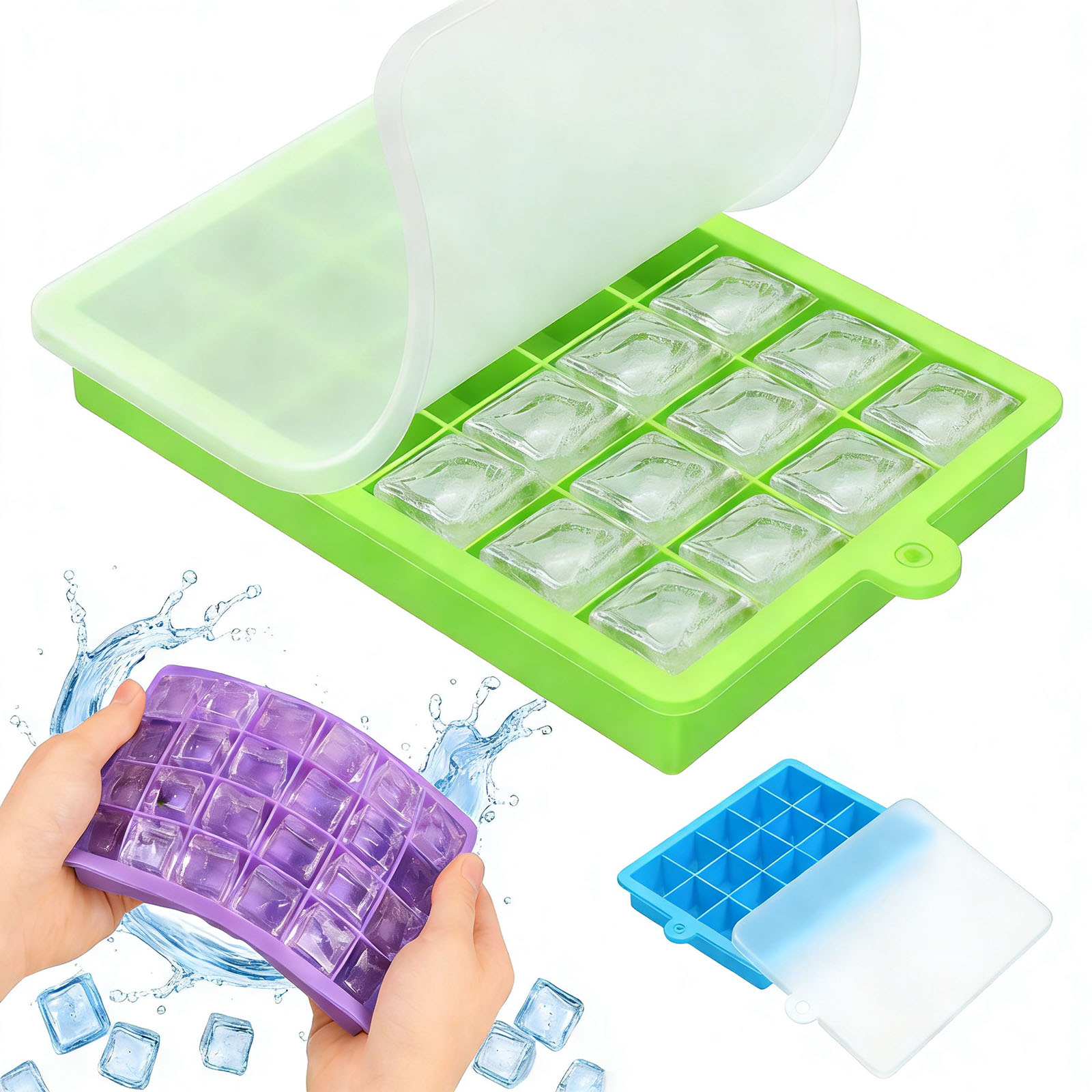 Baby Food Jelly - Molde de silicona para cubitos de