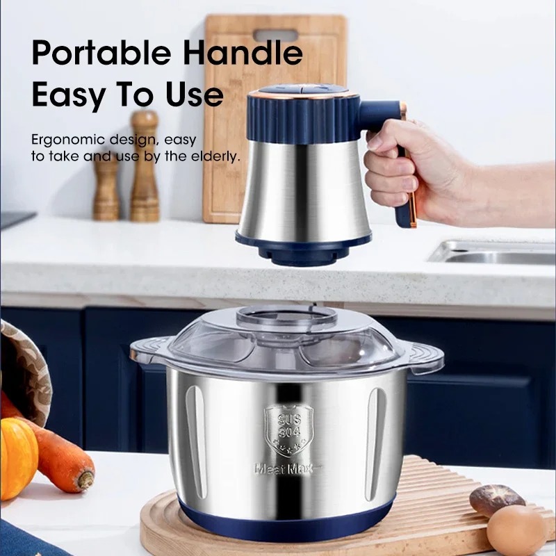 Baby Food With Meat - Picadora de Carne Eléctrica de 5L,
