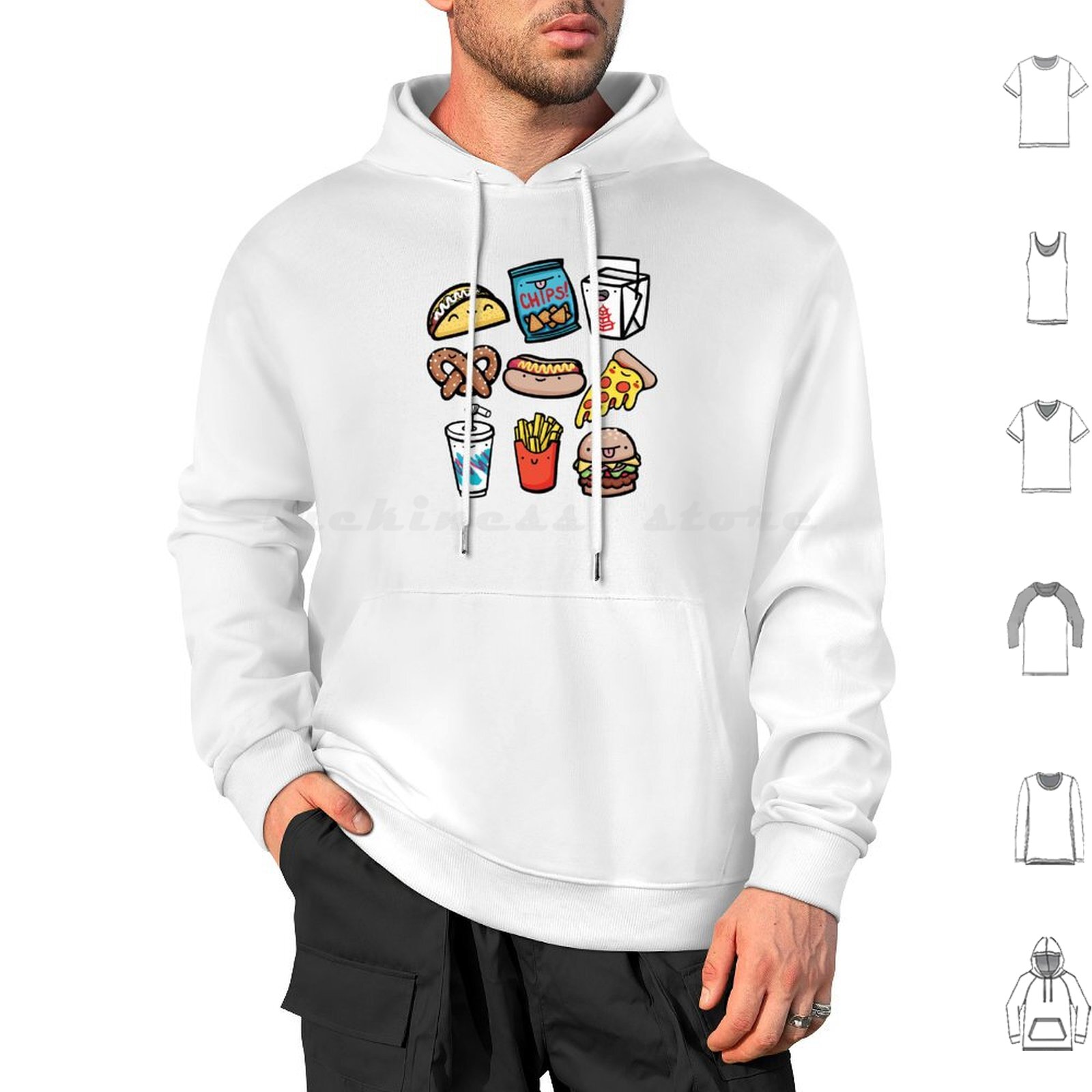 Dudes Baby Sudadera con capuch - Baby Food Vector reseña y precio