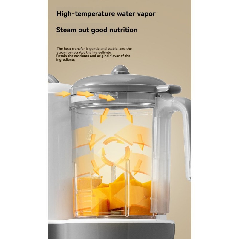 B64B-Máquina automática de ali - Baby Food Blender And Steamer reseña y precio