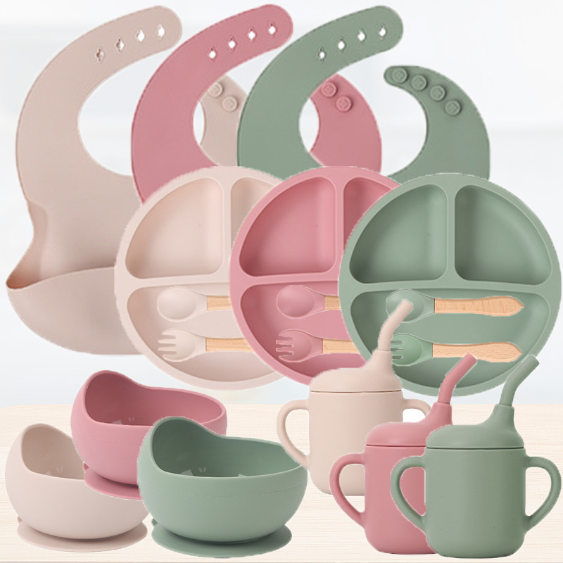 Juego de vajilla de silicona p - Weaning Spoon Set reseña y precio