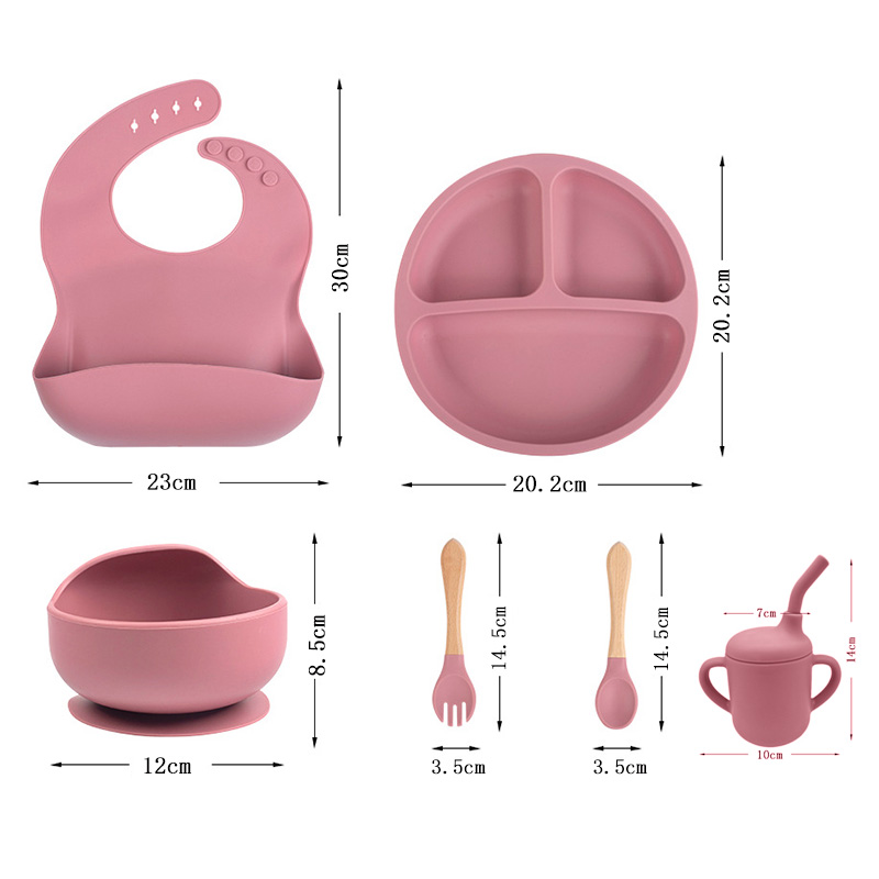 Juego de vajilla de silicona p - Weaning Spoon Set reseña y precio