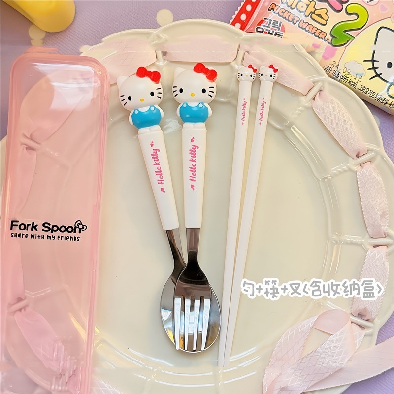 Juego de cubiertos de acero in - Weaning Spoon Set reseña y precio