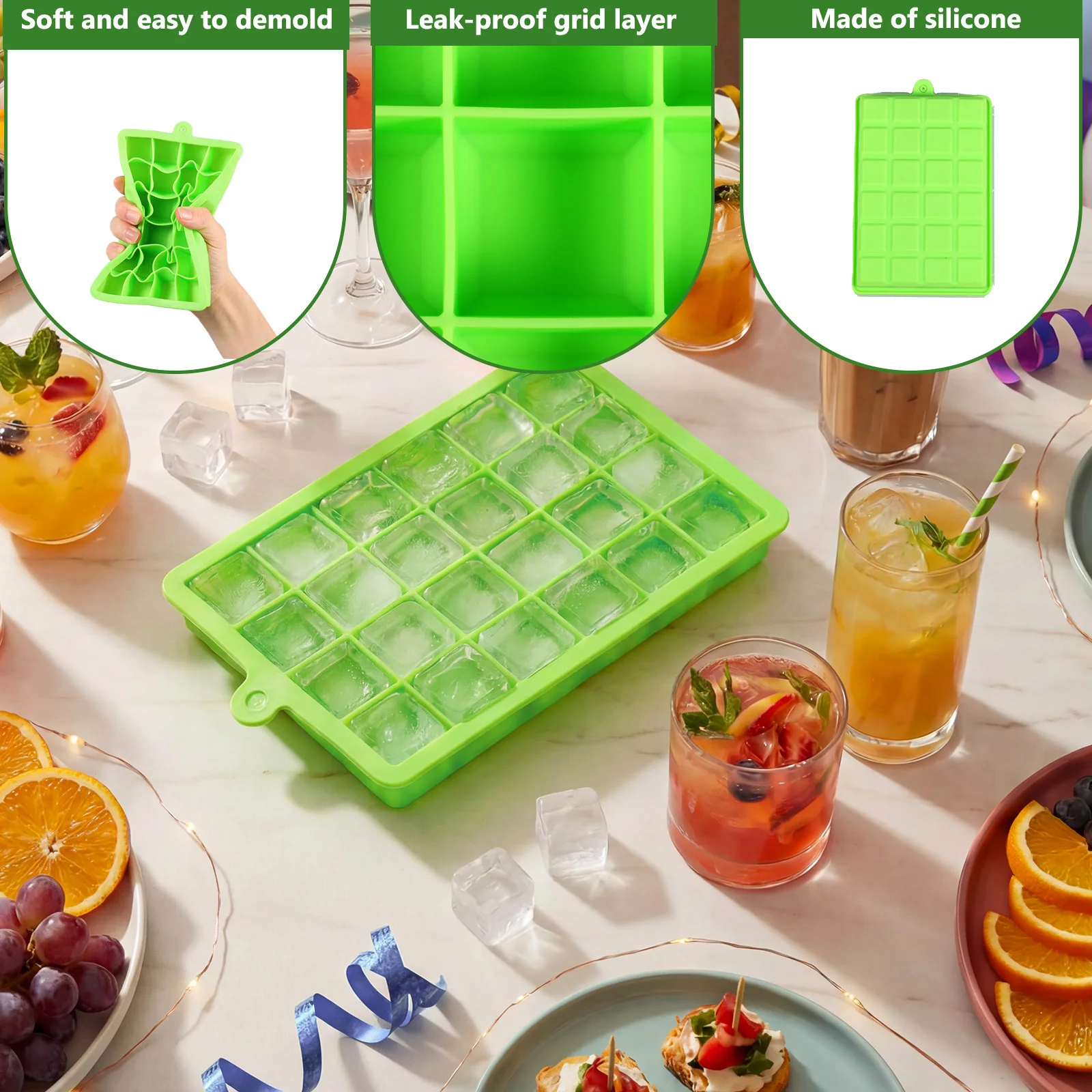 Molde de silicona para cubitos - Baby Food Jelly reseña y precio