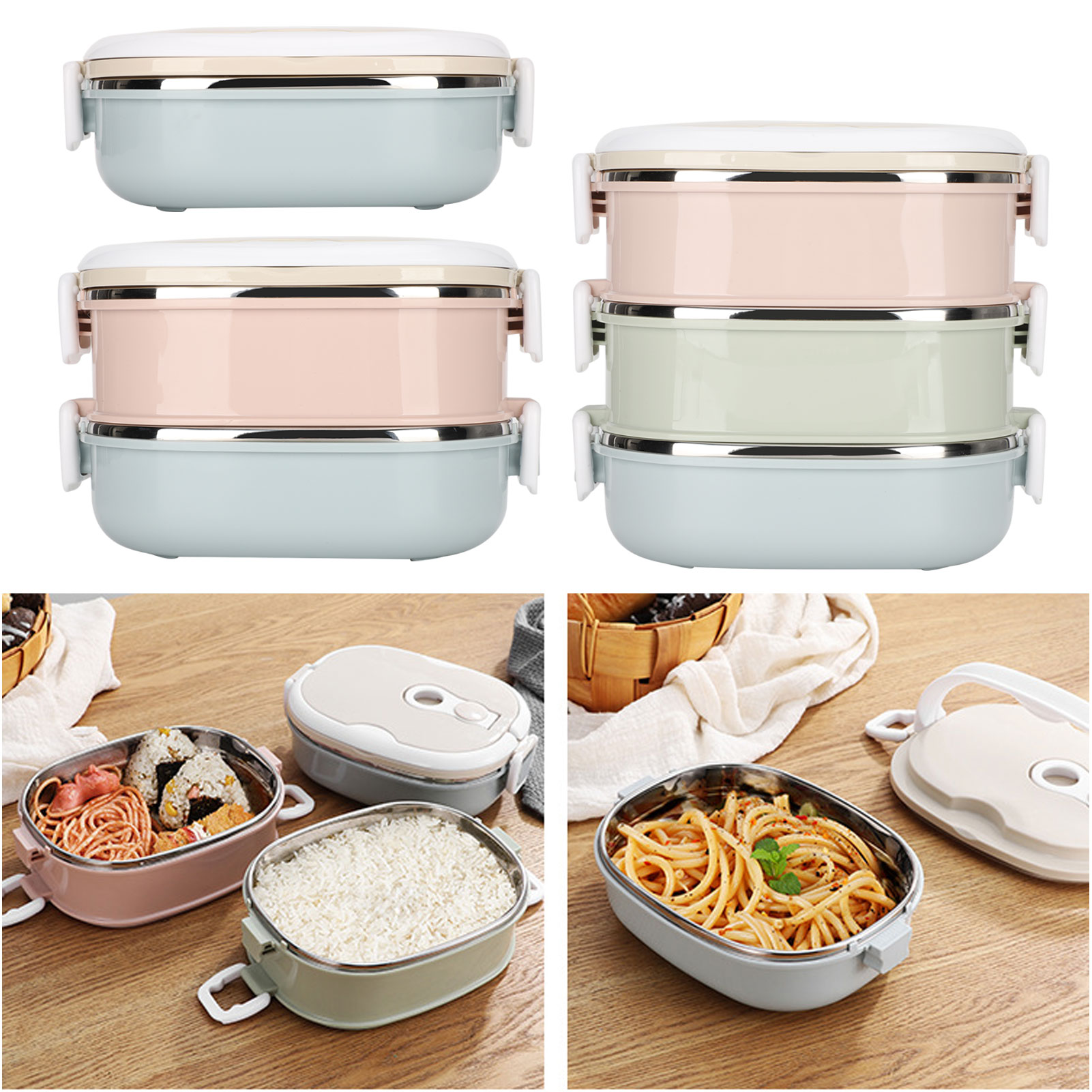 Fiambrera portátil de acero in - Baby Food Container reseña y precio