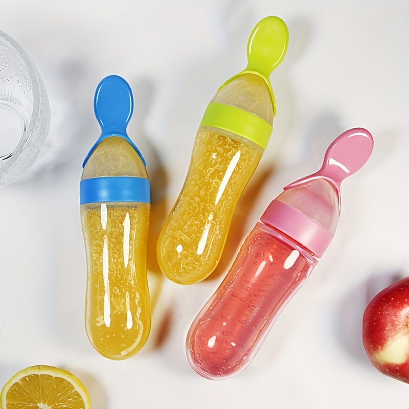 Biberón de silicona para alime - Baby Food Zone reseña y precio