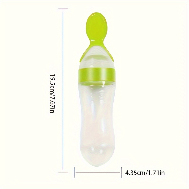 Biberón de silicona para alime - Baby Food Zone reseña y precio