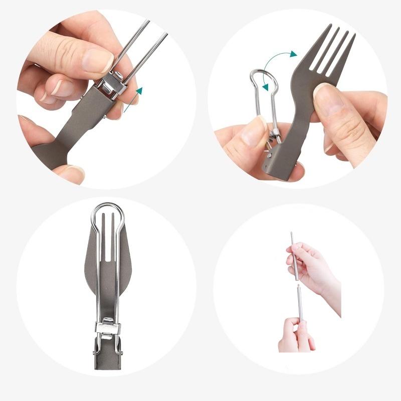 Juego de Cubiertos Plegables d - Weaning Spoon Set reseña y precio