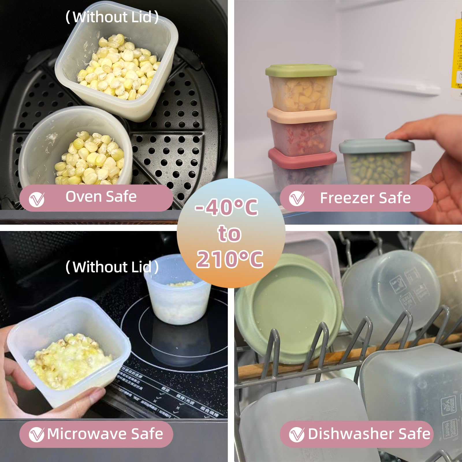 Contenedor de Silicona de Grad - Baby Food Container reseña y precio