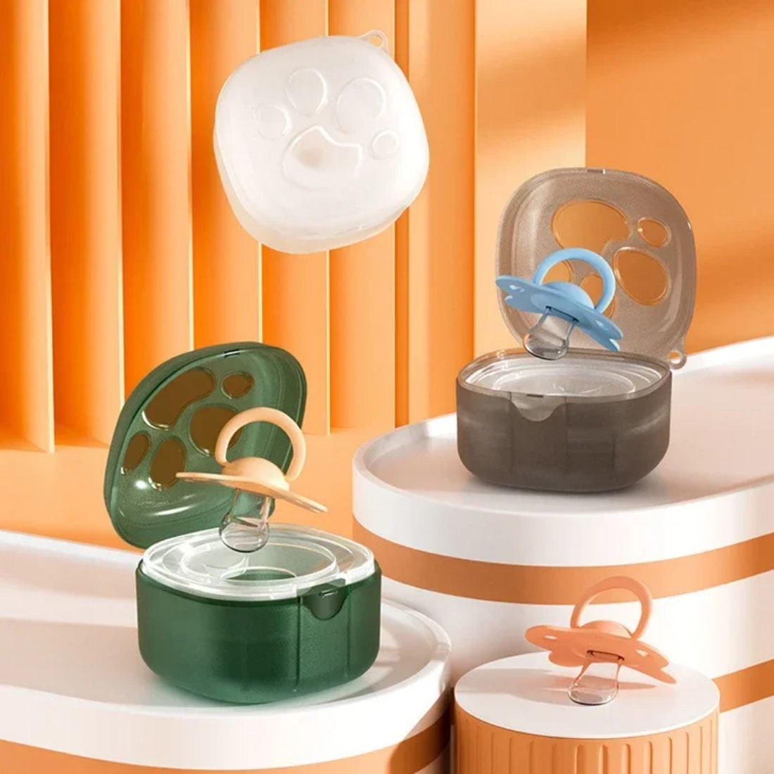 Caja de chupete de silicona de - Baby Food Container reseña y precio