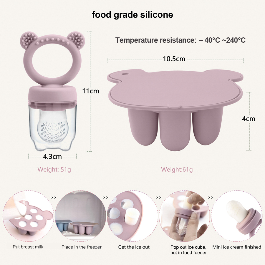 Molde de silicona para helados - Baby Food In Jars reseña y precio