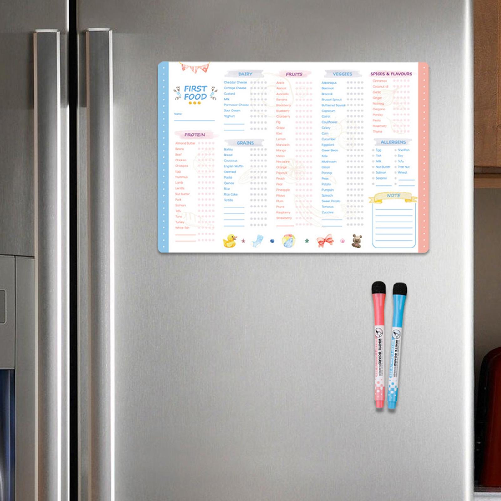 Tabla de Alimentos para Bebés  - Baby Food Checklist reseña y precio